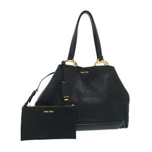Miu Miu Madras Tote Bag Nero